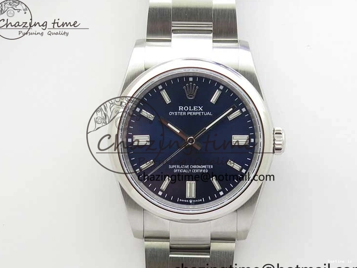 0101 UrbanChic Oyster Perpetual 36mm 126000 BP Best Edition Dark Blue Dial on SS Bracelet 2651